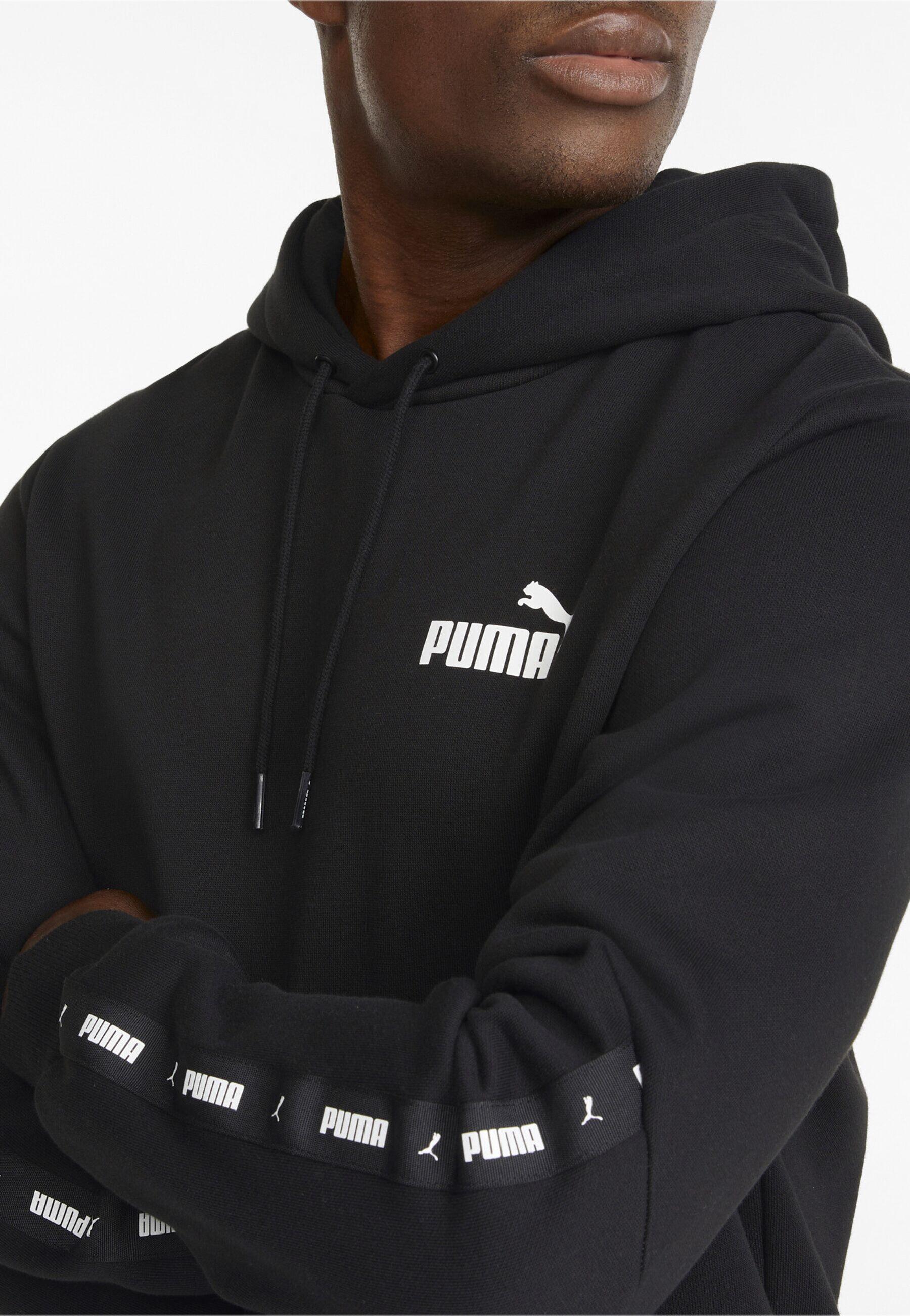 Hoodie Essentials+ Tape Homme PUMA Black 2/7