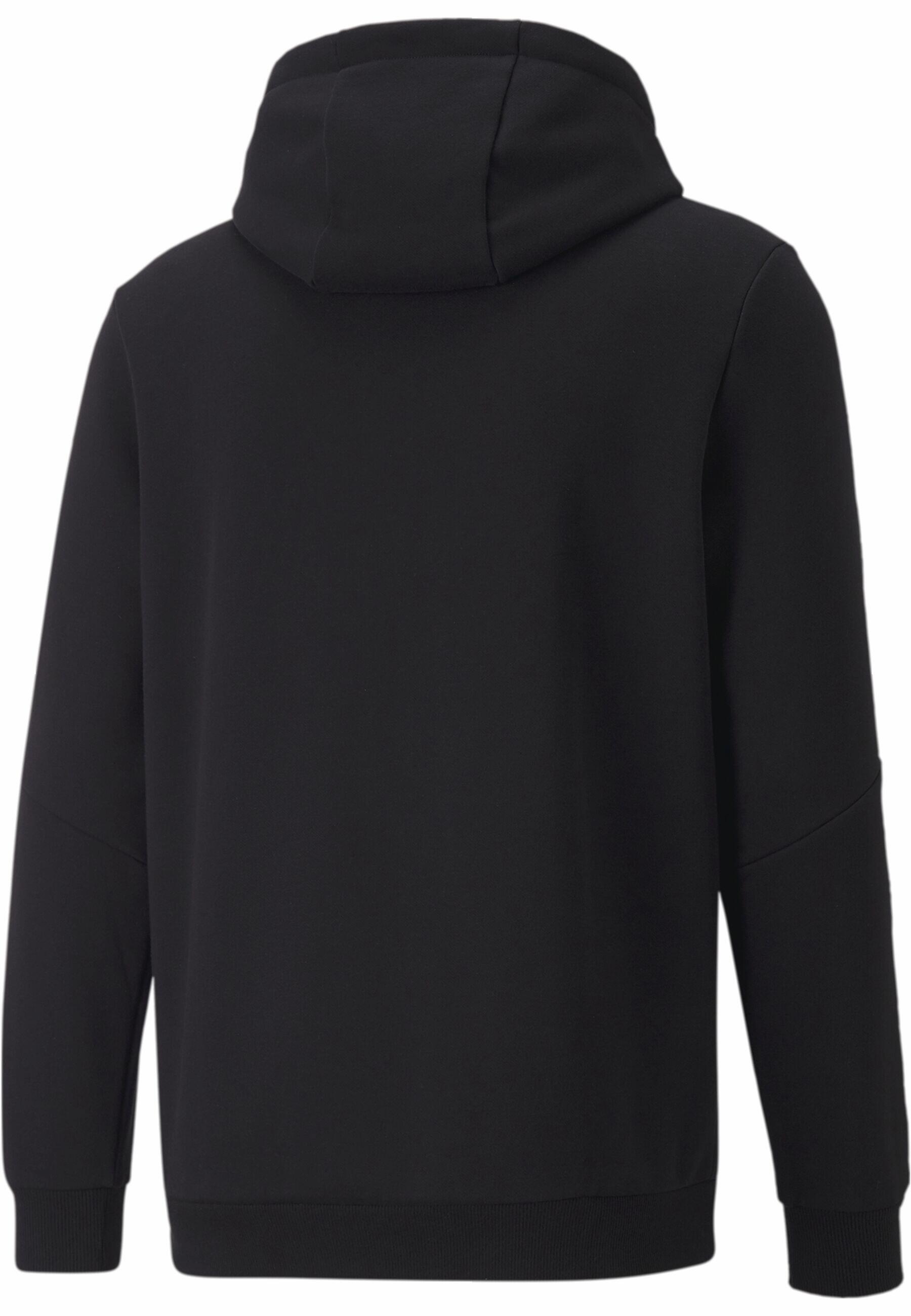 PUMA Mens Essentials+ Tape Hoodie Hooded Top Black