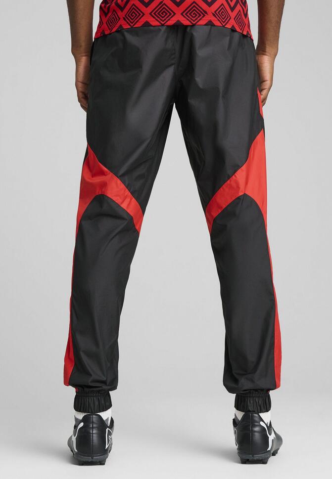 Męskie spodnie przedmeczowe Egipt PUMA Black Red