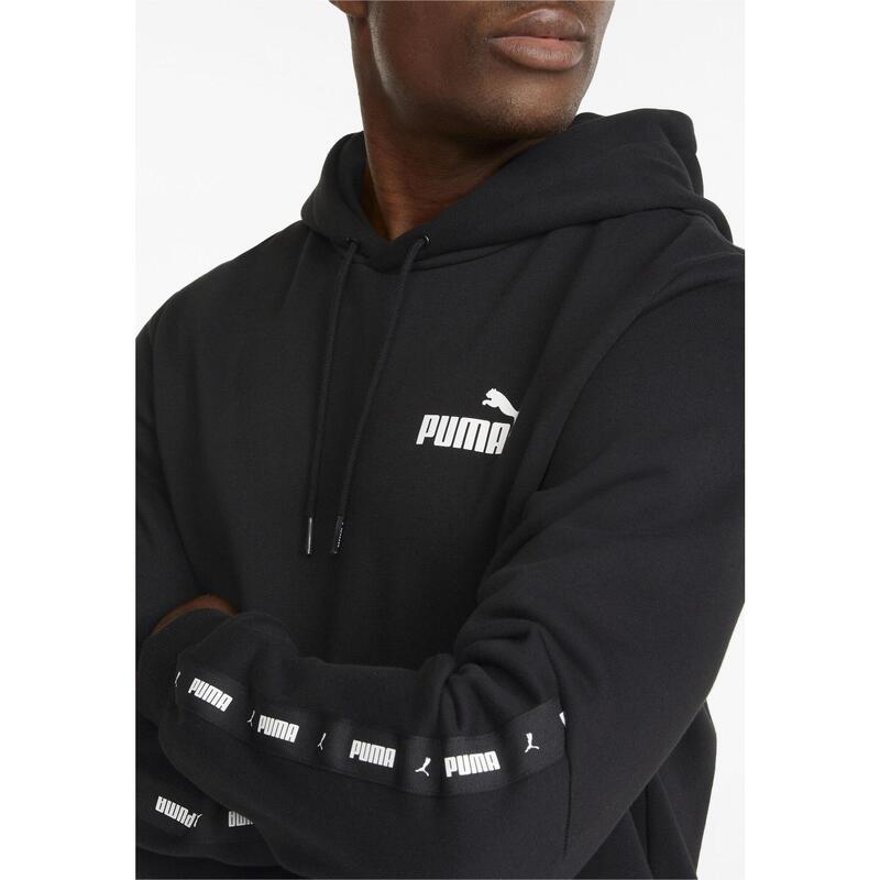 Essentials+ Tape Hoodie Bărbați PUMA Black
