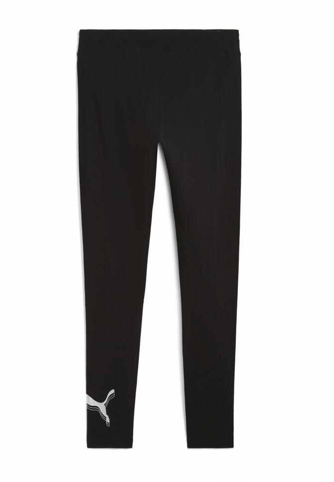 Damskie legginsy ESS METALLIC PUMA Black Metallic Silver
