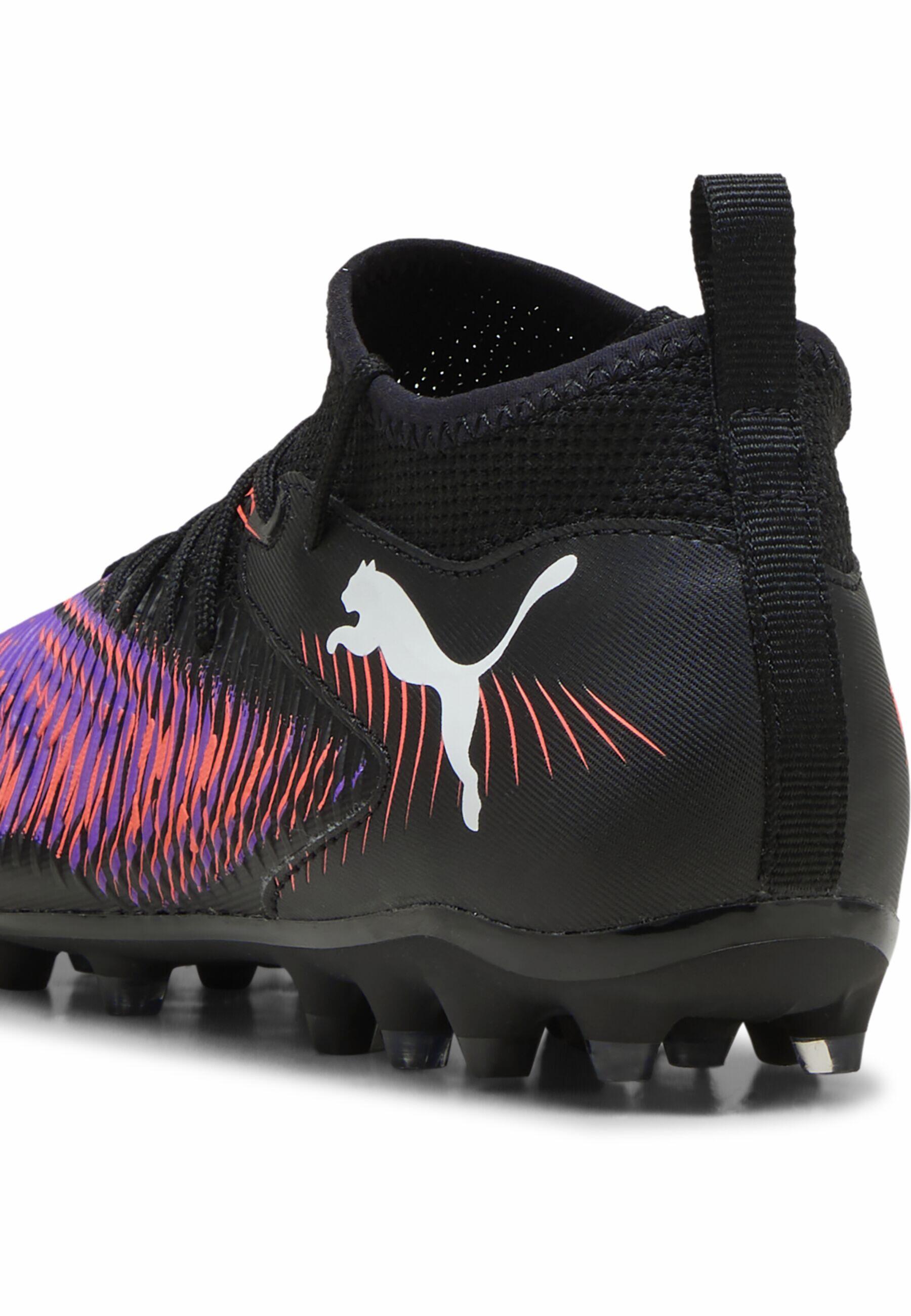 PUMA FUTURE 8 MATCH MG voetbalschoenen voor jongeren PUMA Black White Glowing Red