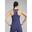 T-shirt corrida mulher Cloudspun Mesh 2 em 1 Tanktop PUMA Blue Crystal