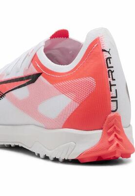 Botas de fútbol ULTRA 5 MATCH TT PUMA White Black Glowing Red
