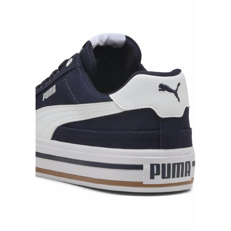 Sneakers Court Classic Vulcanised Formstrip Unisexe PUMA New Navy White Blue