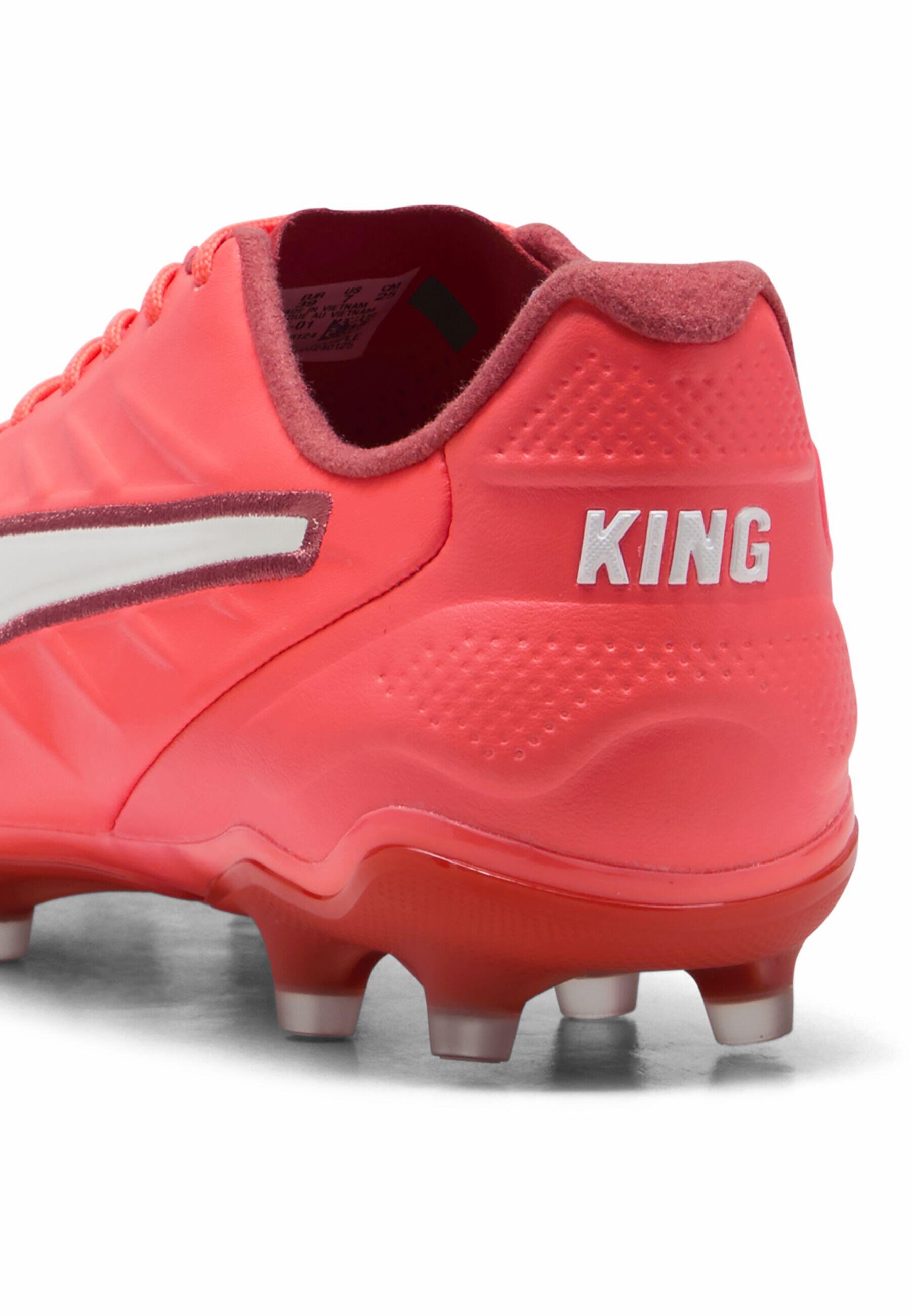 PUMA KING PRO FG/AG Fußballschuhe Damen PUMA Glowing Red White Fire