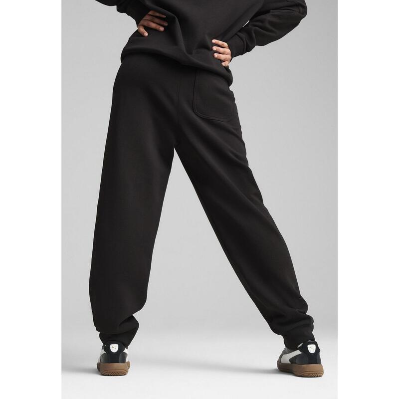 Damskie wygodne spodnie dresowe z wysokim stanem HER PUMA Black