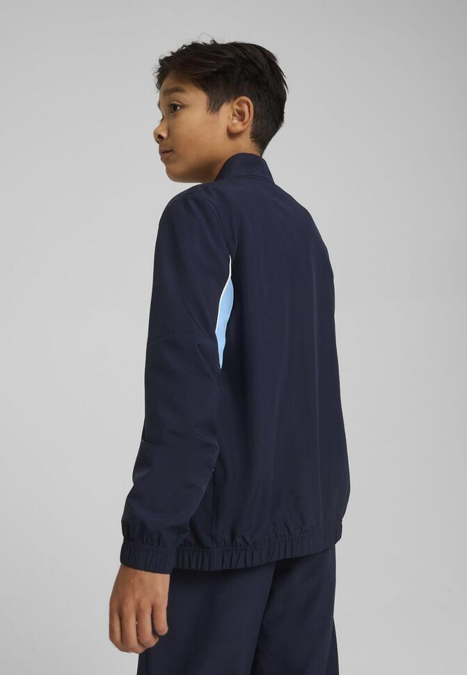 Młodzieżowa kurtka Manchester City ftblARCHIVE PUMA Navy Team Light Blue