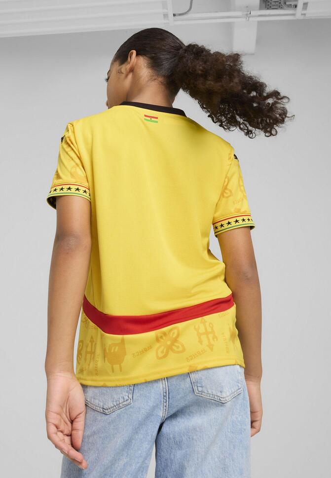Młodzieżowa koszulka wyjazdowa Ghana 2025 PUMA Pelé Yellow Black