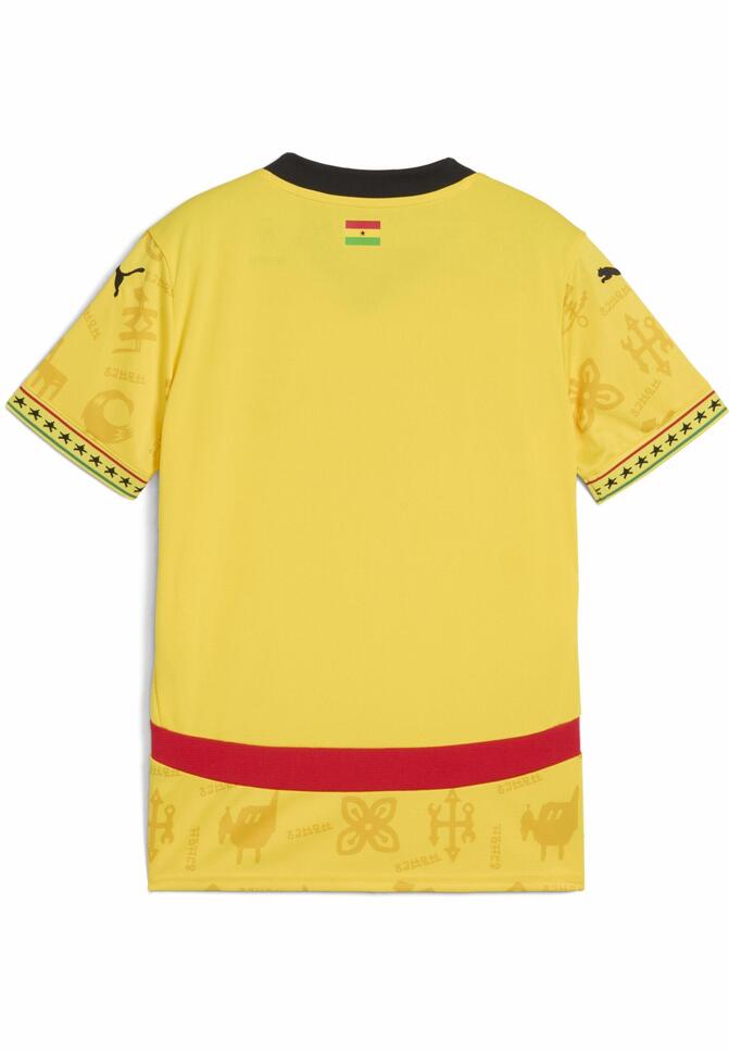 Młodzieżowa koszulka wyjazdowa Ghana 2025 PUMA Pelé Yellow Black