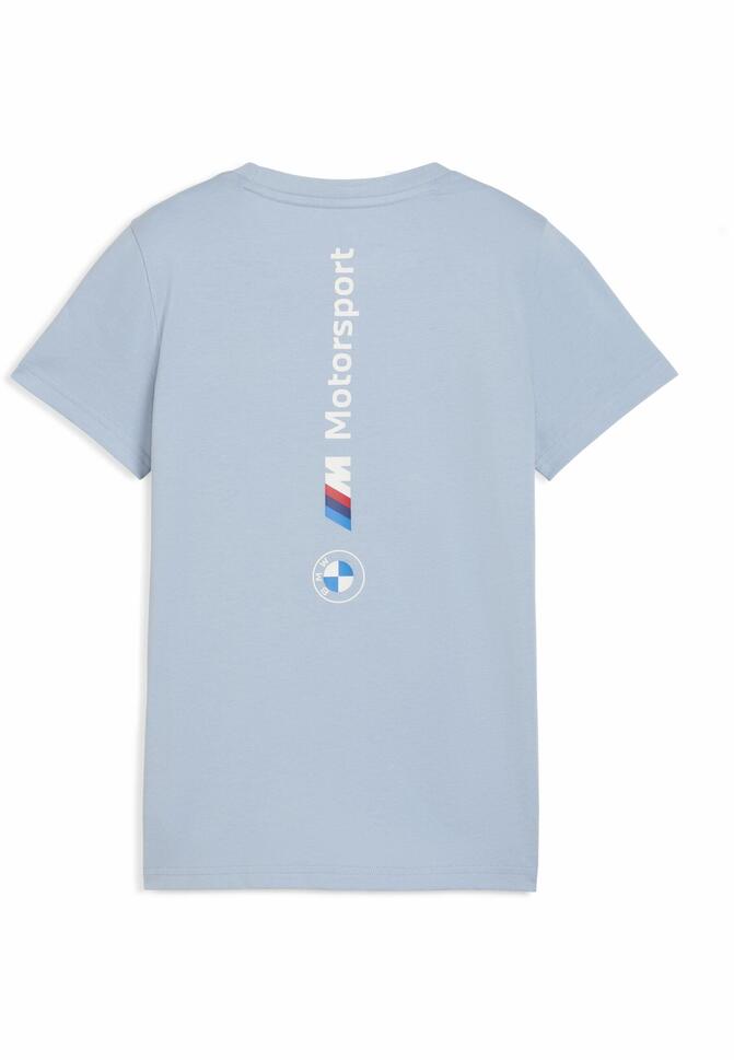 Młodzieżowa koszulka BMW M Motorsport ESS+ z logo PUMA Blue Wash