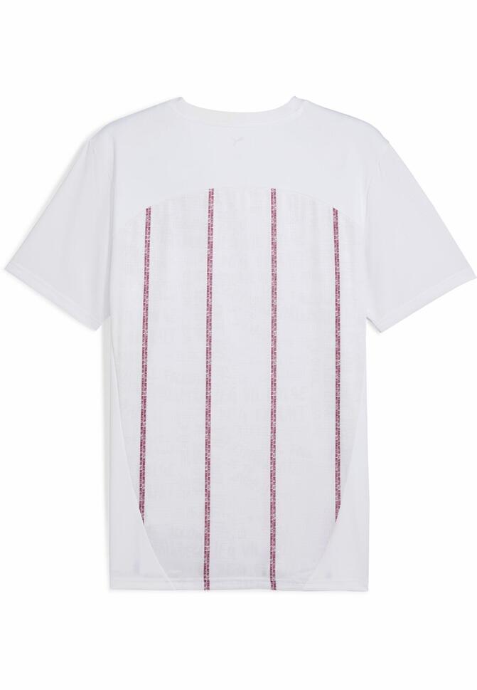 Męska koszulka przedmeczowa Manchester City PUMA White Dark Jasper Red
