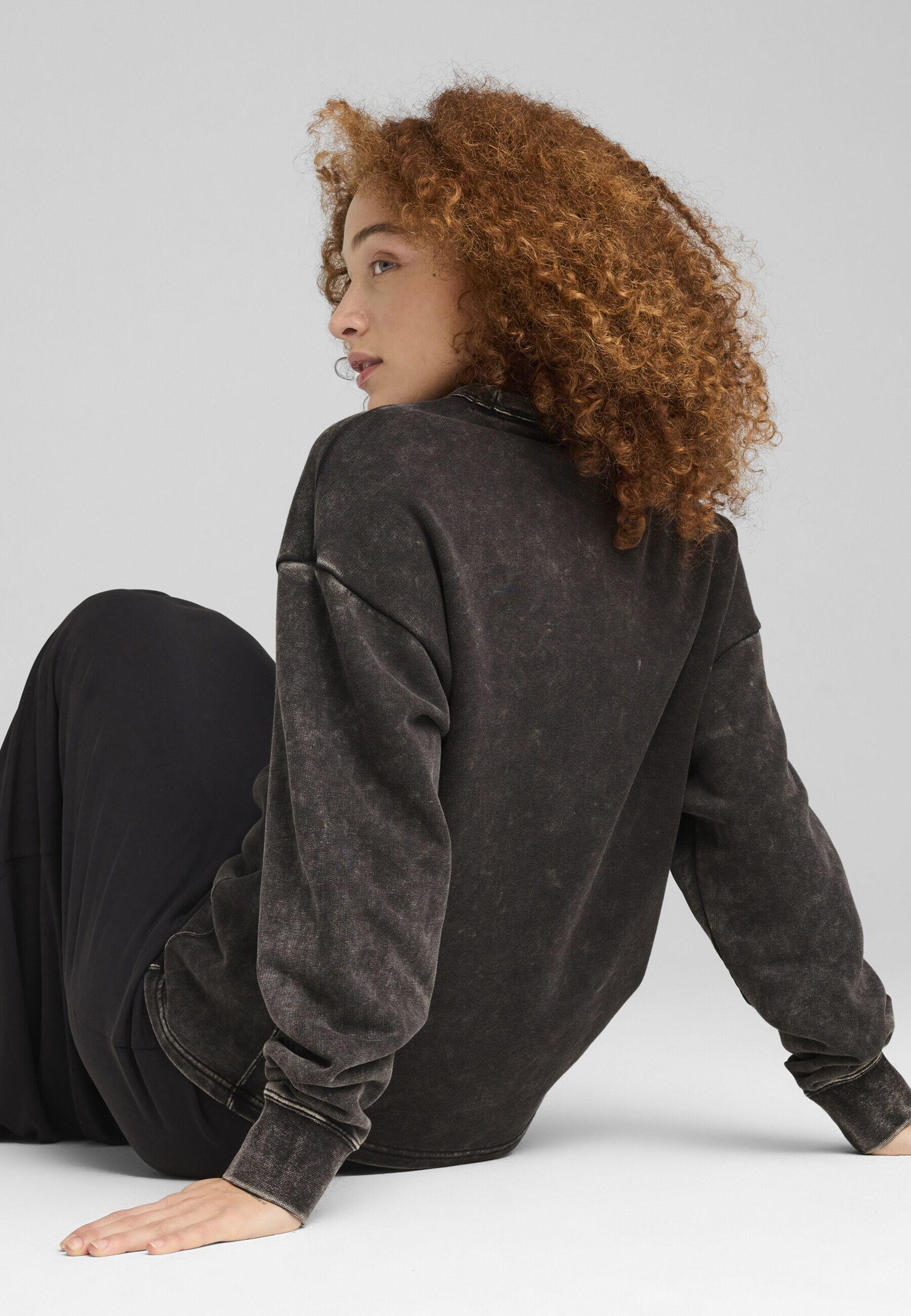 Sweat ras du cou confort délavé PUMA CLASS Femme PUMA Black 3/7