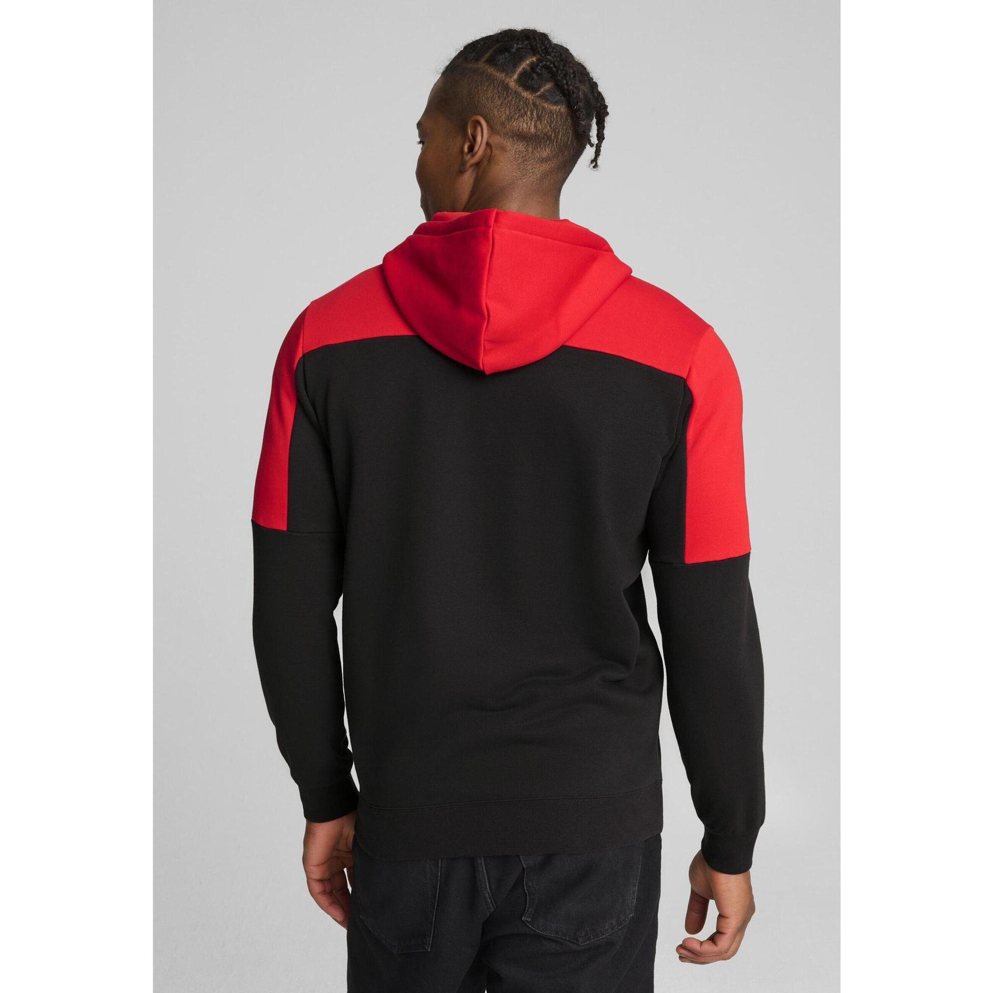 Męska rozpinana bluza z kapturem Around the Block PUMA For All Time Red