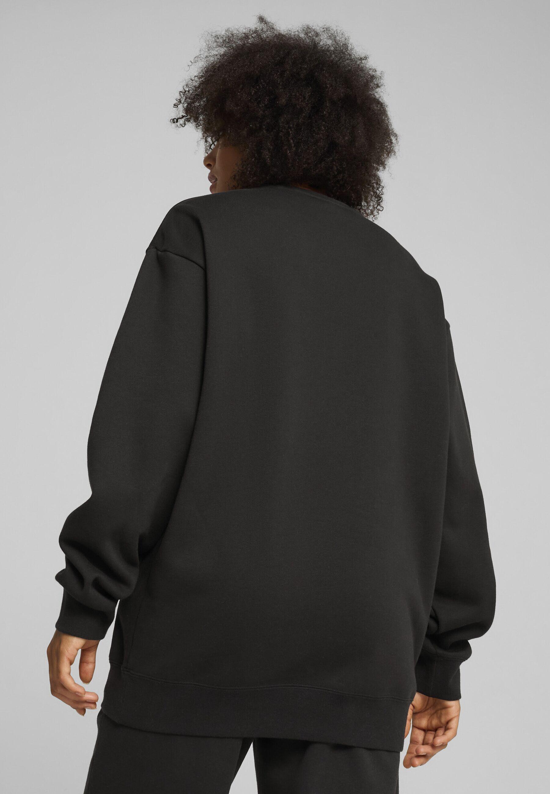 PUMA Essentials Elevated uniseks top met ronde hals PUMA Black