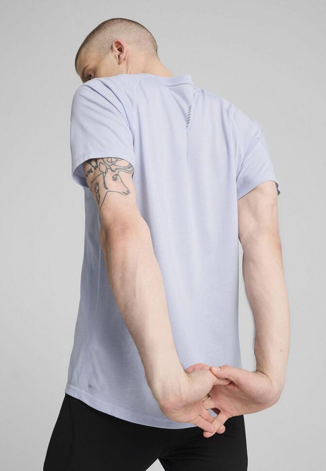 Męska koszulka do biegania VELOCITY Tri-Blend PUMA Cool Weather Blue