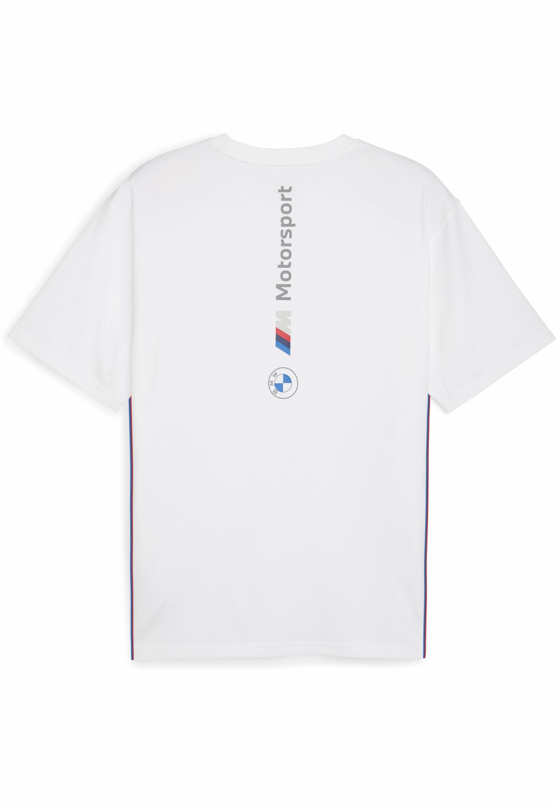 T-shirt à logo Essentials BMW M Motorsport Homme PUMA White 3/4