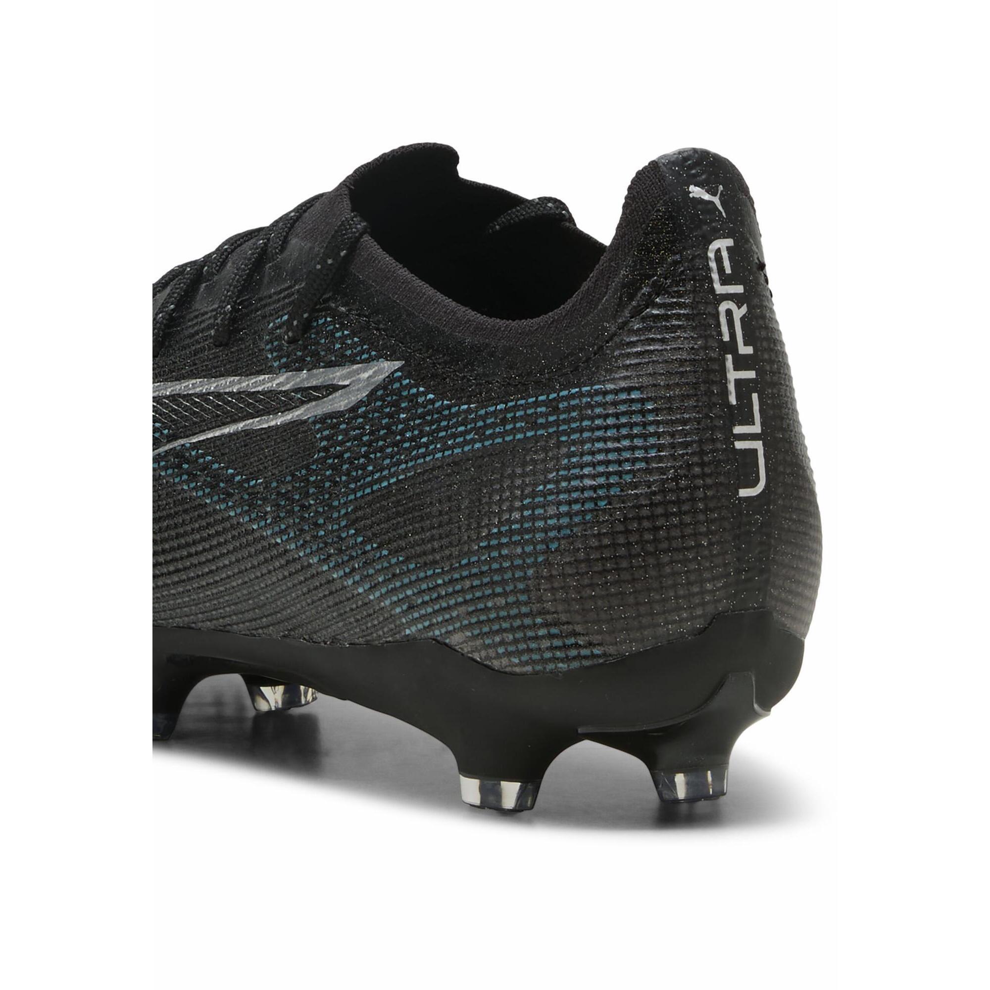 Buty piłkarskie ULTRA 5 PRO FG/AG PUMA Black Silver Bright Aqua Metallic Blue