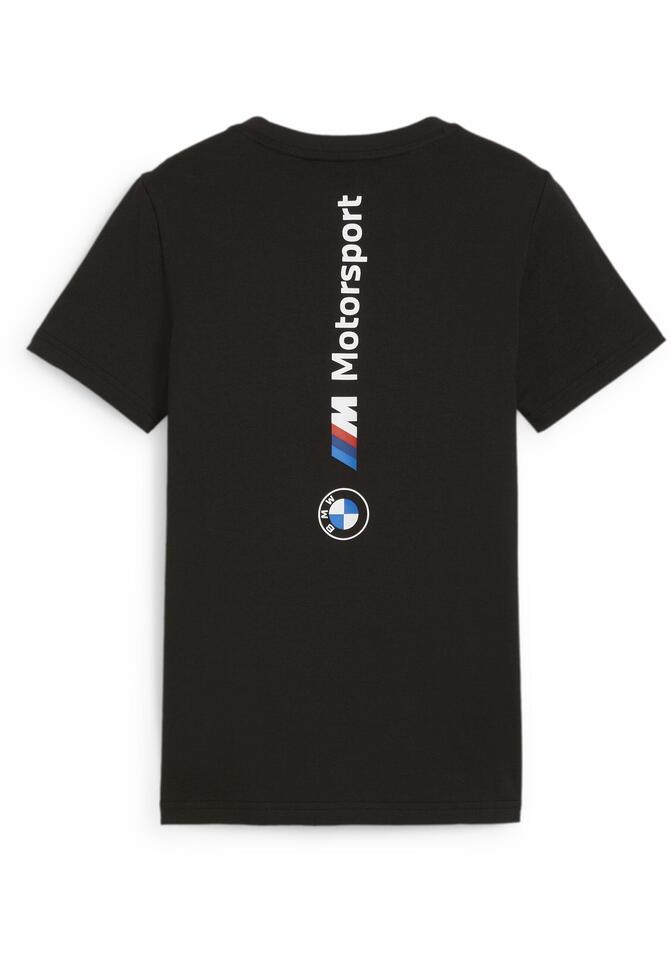 Młodzieżowa koszulka BMW M Motorsport ESS+ z logo PUMA Black
