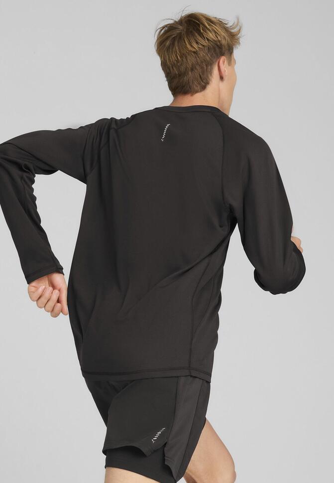 Męska koszulka z długim rękawem do biegania VELOCITY PUMA Black
