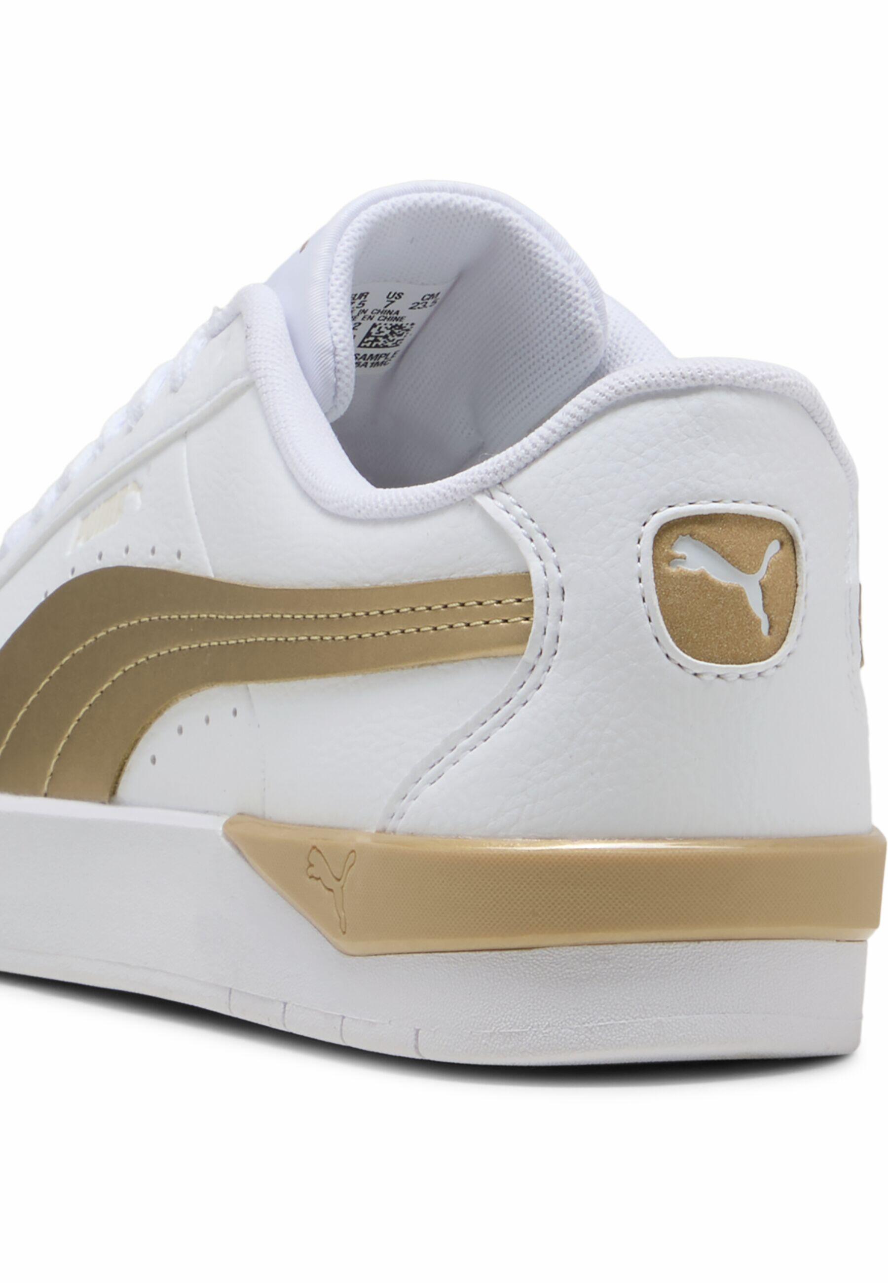 PUMA Jada Classic Aqua Metallics sneakers voor dames PUMA White Alpine Snow Gold