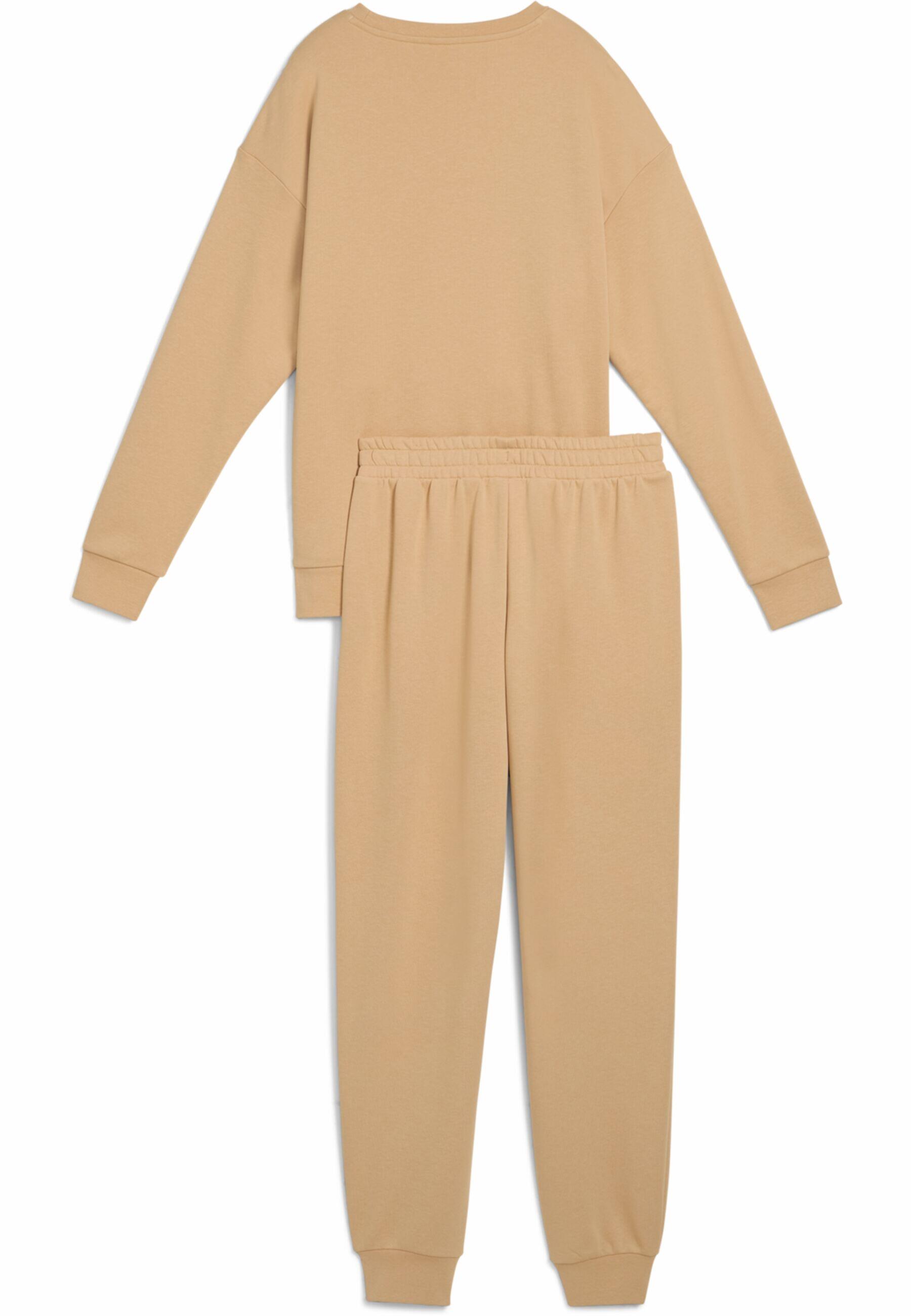 Relaxed joggingpak voor dames PUMA Warm Beige Brown 4/7