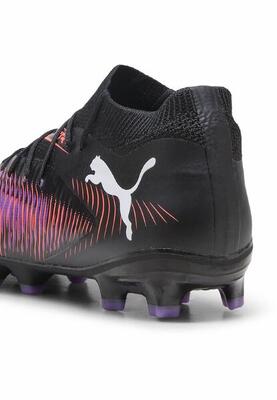 Future 8 pro fg/ag voetbalschoenen voor jongeren puma black white glowing red