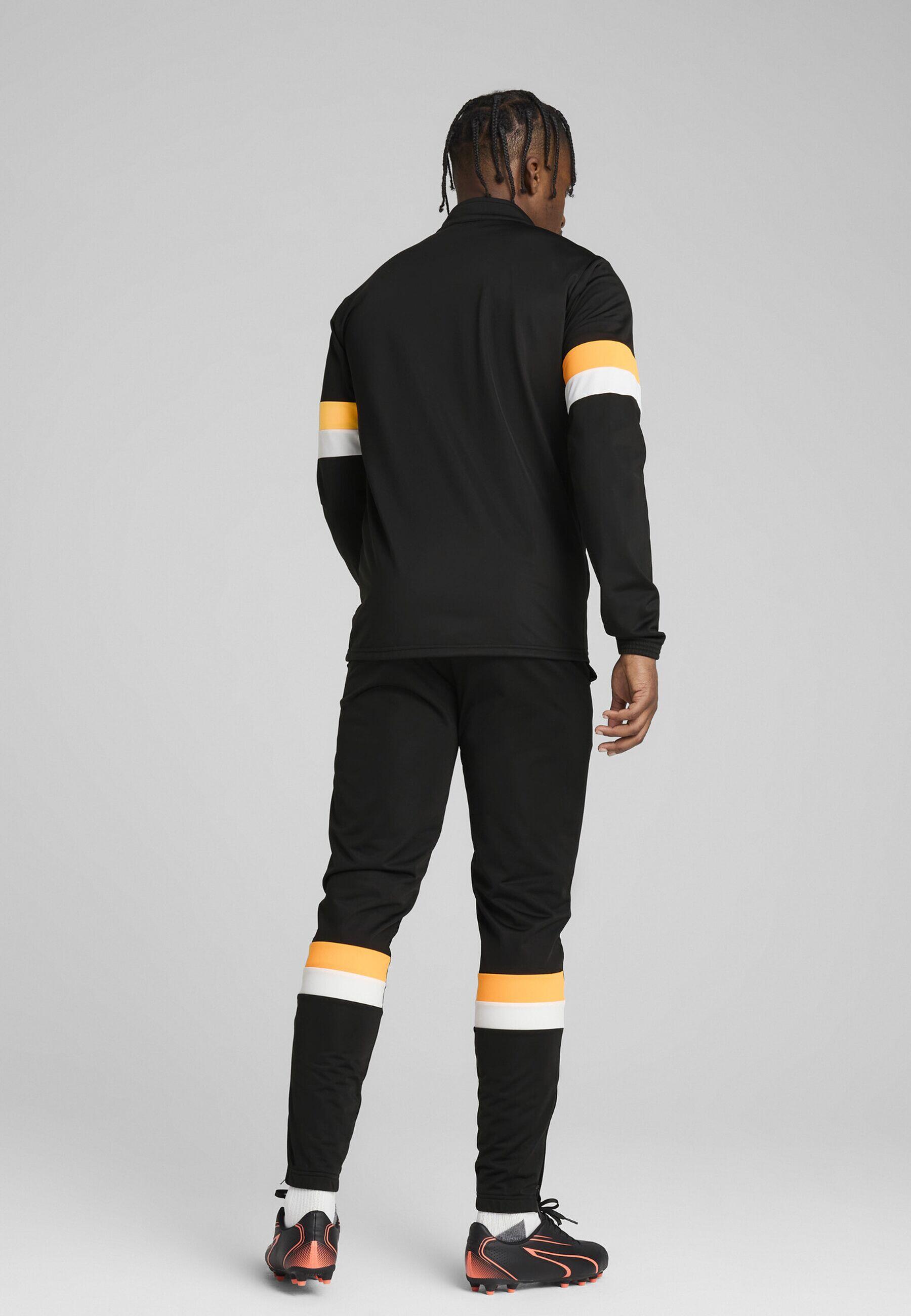 individualRISE Fußball-Trainingsanzug Herren PUMA Black Heat Fire Orange 3/7