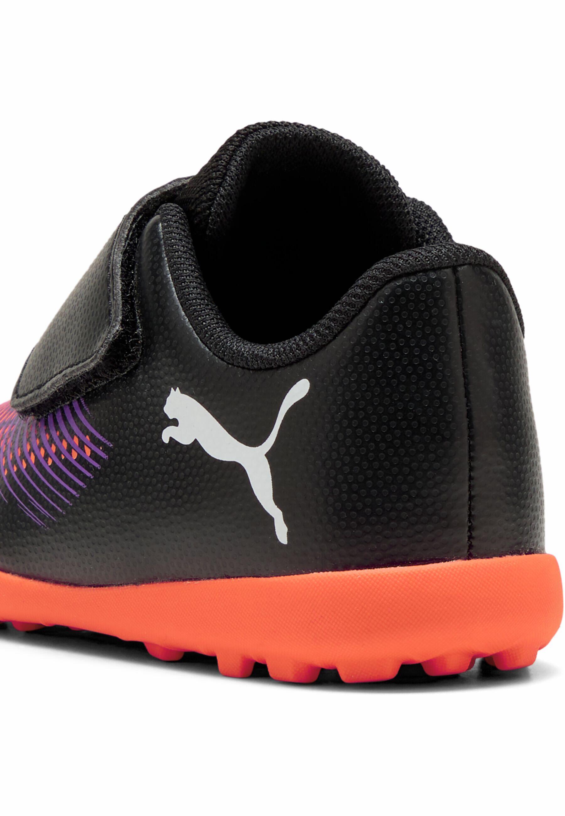 PUMA FUTURE 8 PLAY TT V voetbalschoenen voor kinderen PUMA Black White Glowing Red