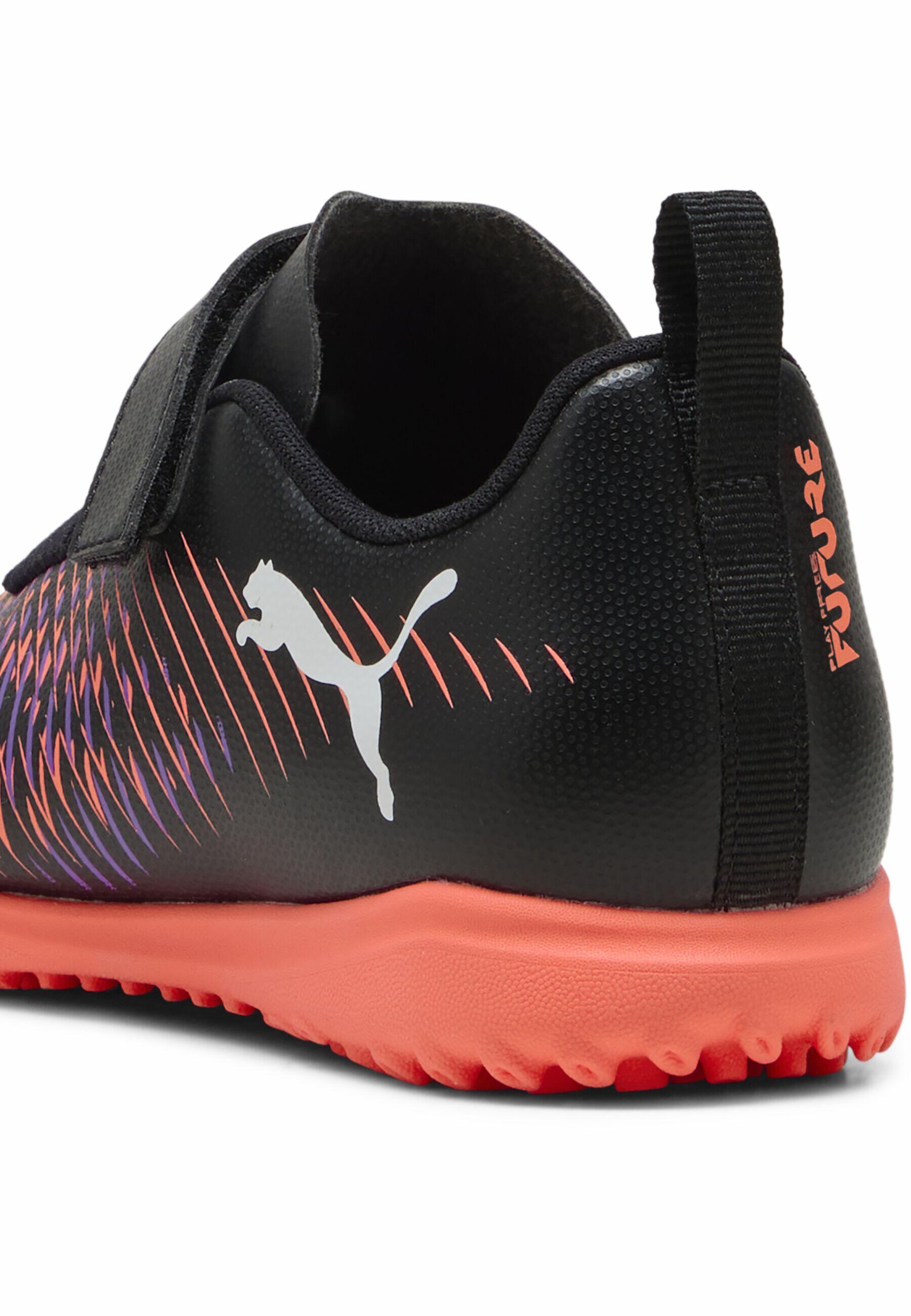 FUTURE 8 PLAY TT V voetbalschoenen voor jongeren PUMA Black White Glowing Red 1/7