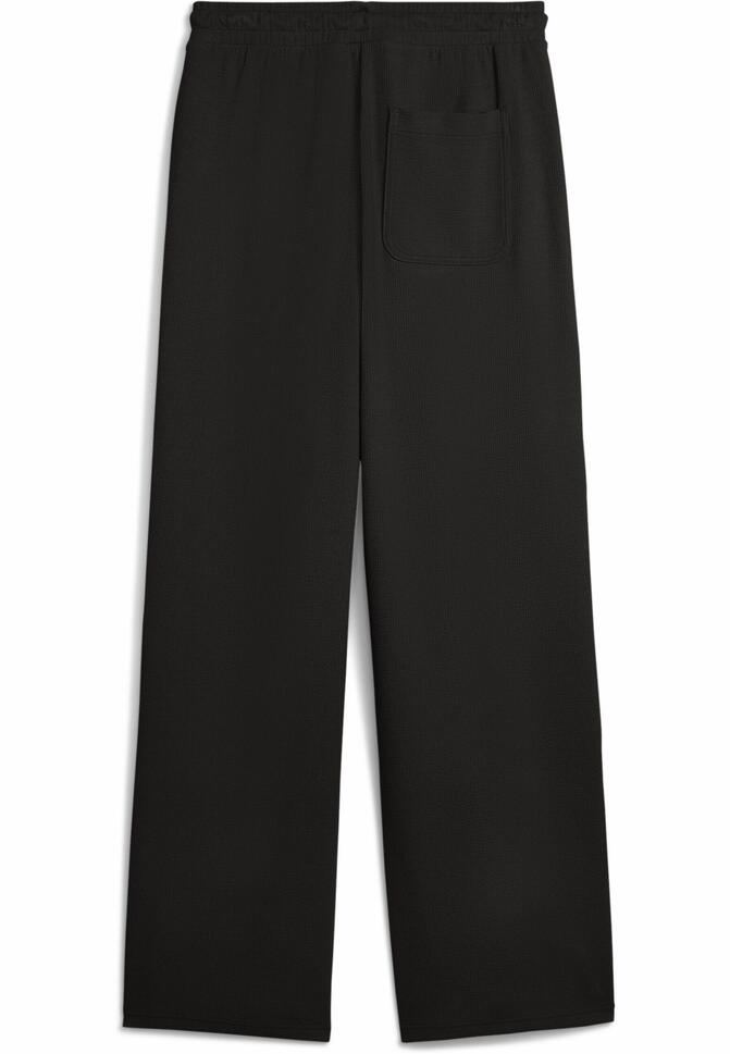 Damskie wygodne spodnie HER o prostym kroju z wysokim stanem PUMA Black