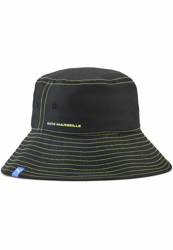Kapelusz typu bucket Olympique Marsylia FASTER PUMA Black White