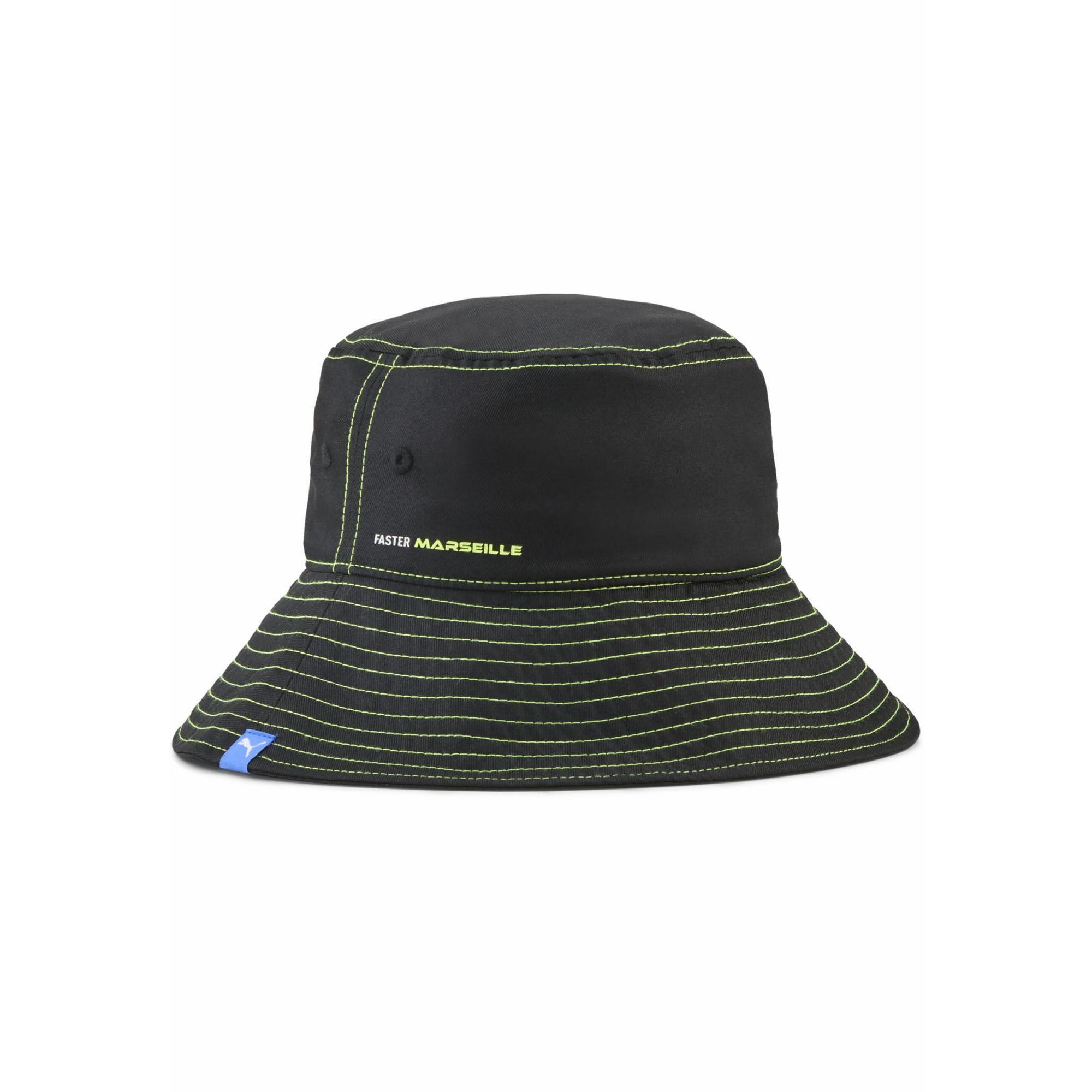 Kapelusz typu bucket Olympique Marsylia FASTER PUMA Black White