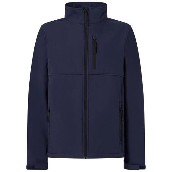 Giubbotto da uomo in poliestere blu da sportivo