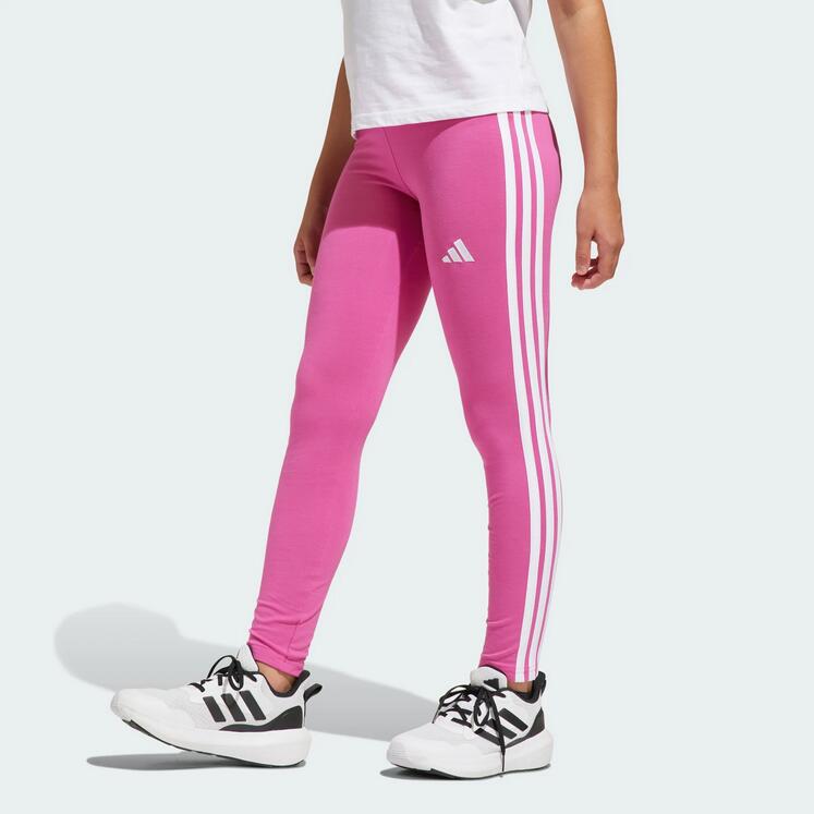ADIDAS Leggings ragazza adidas essentials 3-stripes - fucsia/bianco