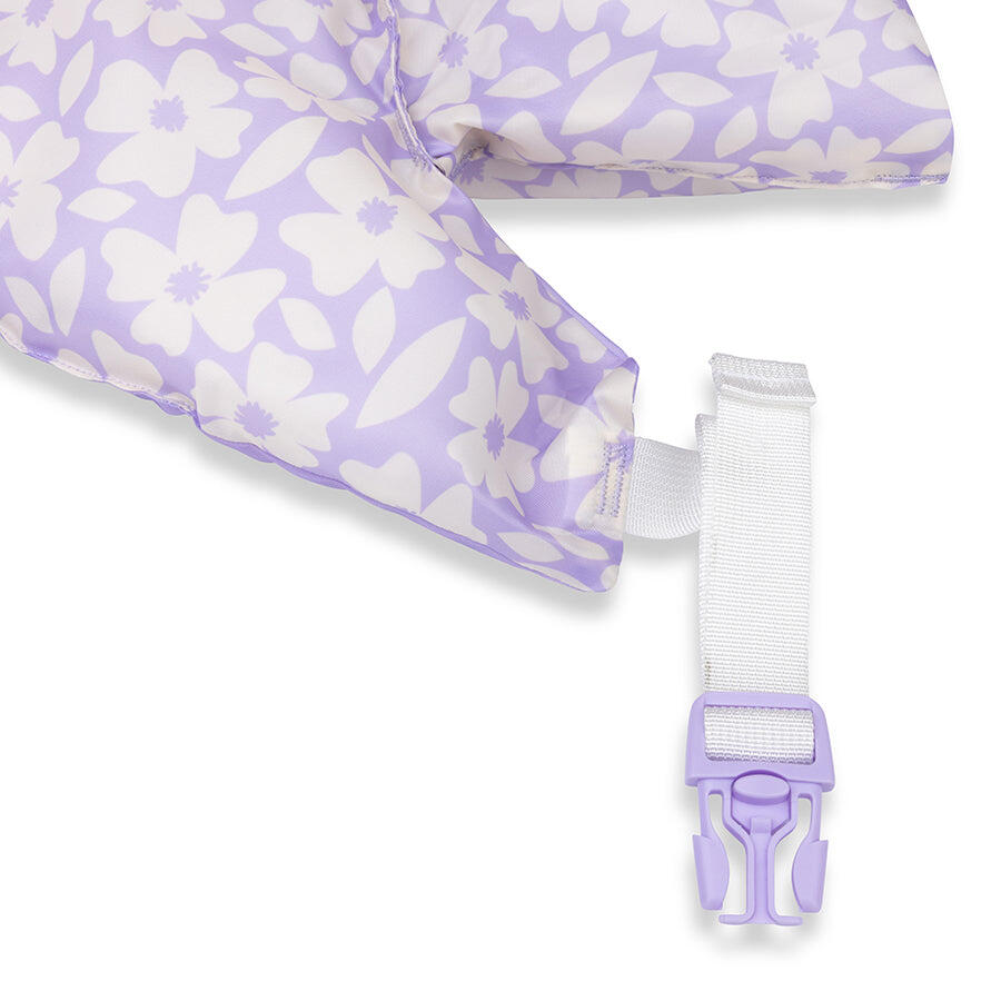 Swim Essentials | Paarse Bloemen Puddle Jumper 2-6 jaar 3/5