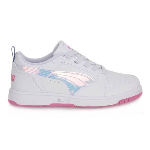 Puma - Rebound v6 bco/plata 397350-01 2/5