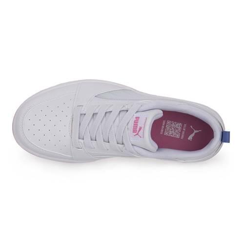 Puma - Rebound v6 bco/plata 397350-01 4/5