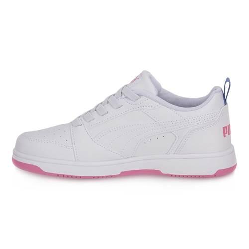 Puma - Rebound v6 bco/plata 397350-01 3/5