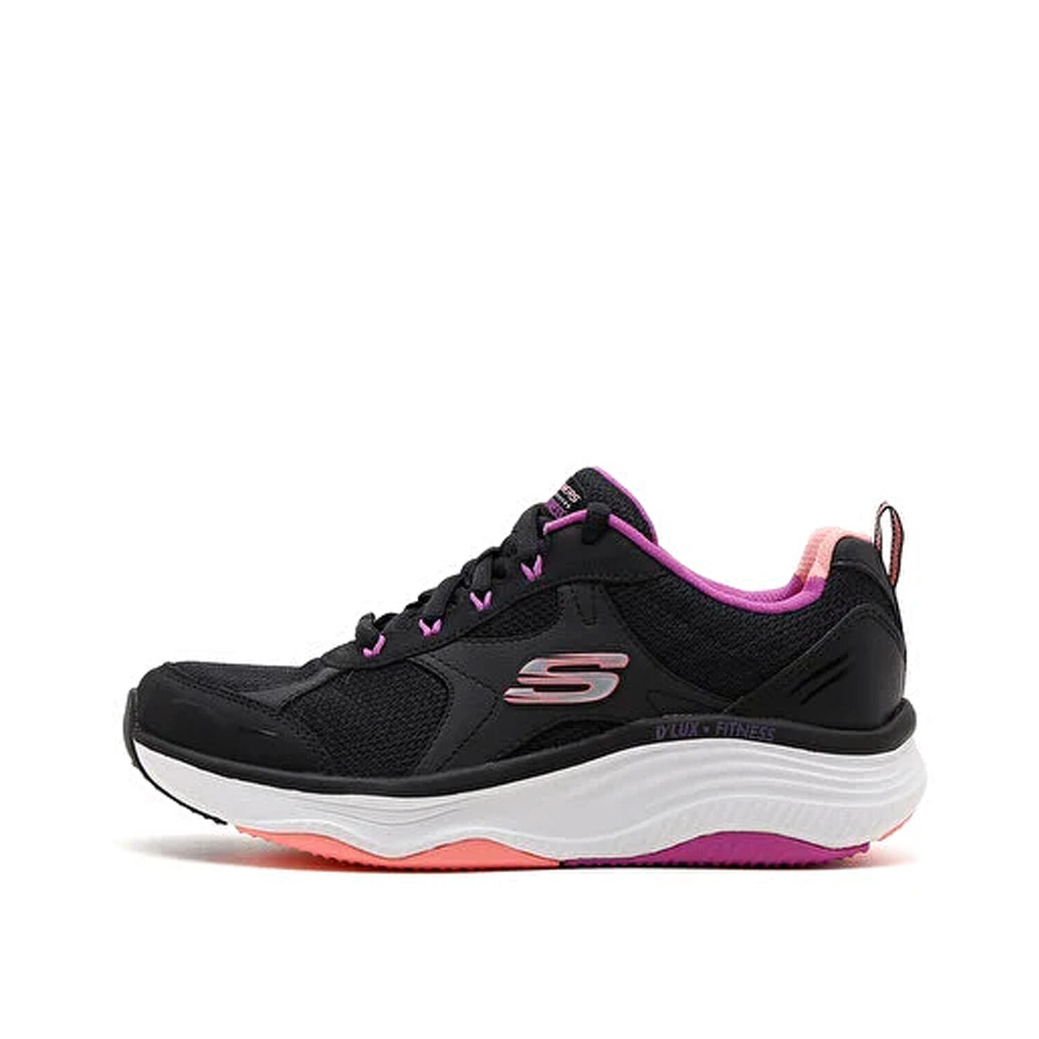 Skechers - Skechers - D'Lux Fitness Noir 149836 Bkmt - Baskets - Noir - 36 - Decathlon