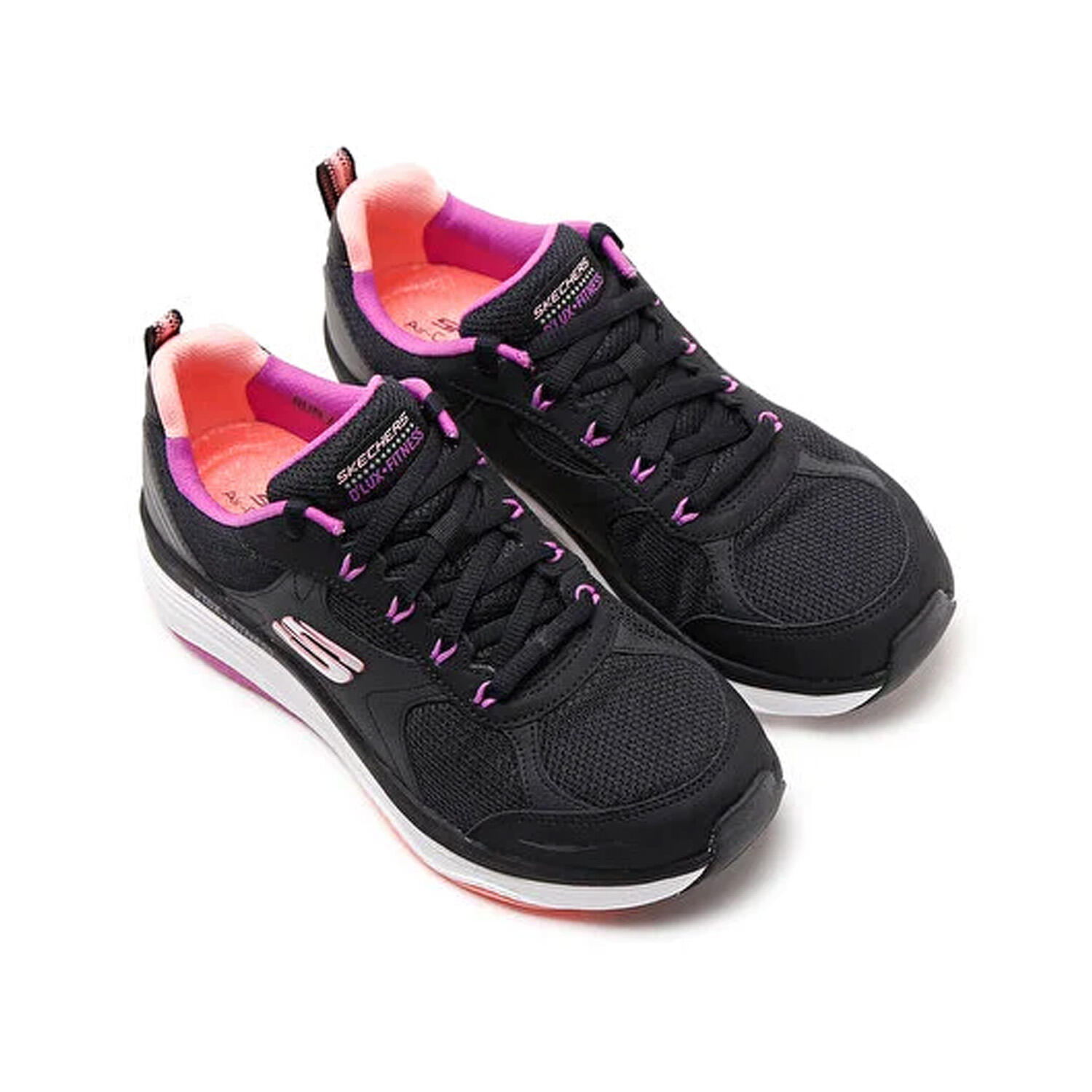 Skechers - D'lux fitness noir 149836 BKMT 2/2