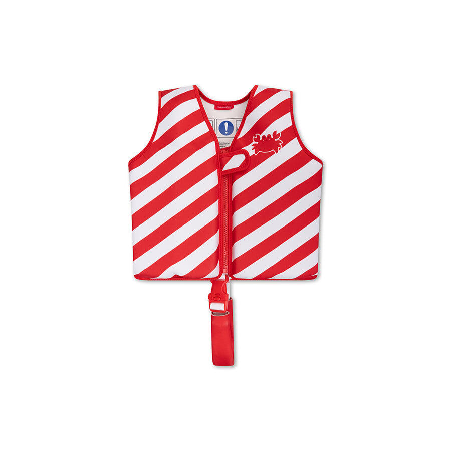 SWIM ESSENTIALS Swim Essentials | Giubbotto Granchi Salvagente Rosso/Bianco a Righe 3-6 anni