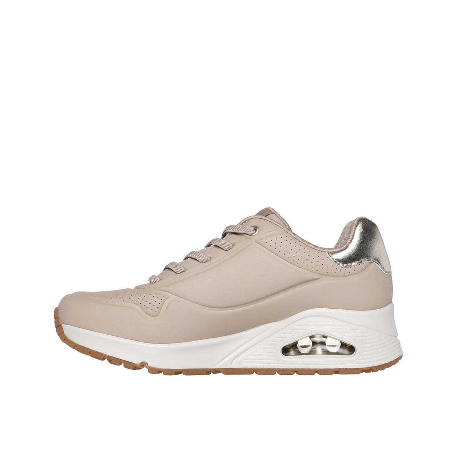 Skechers - Uno-shimmer beige 155196 NUDE 2/3
