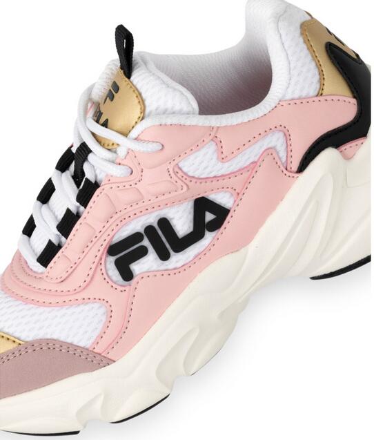 Scarpe bambina fila collene - bianco/rosa 6/6