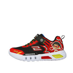 Skechers - Flex glow noir/rouge 406043L RDBK