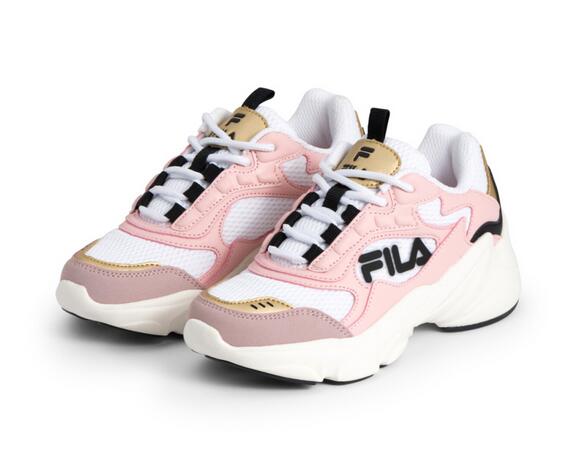 Scarpe bambina fila collene - bianco/rosa 2/6