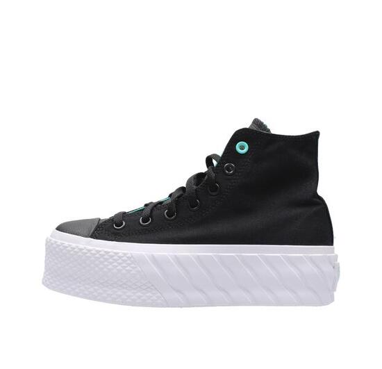 Sneaker Donna Ctas lift 2x hi nero 571675C