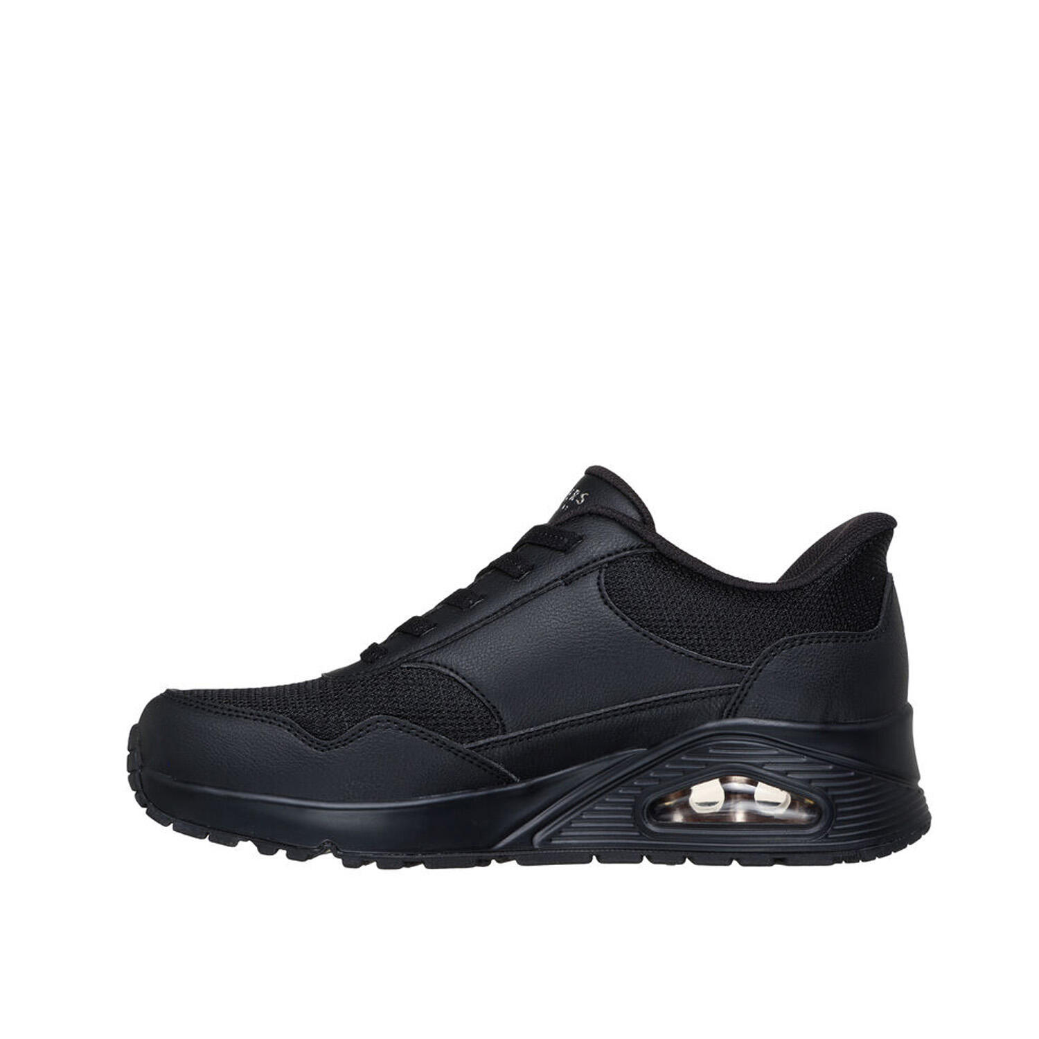 Sneaker Donna   Uno-banksia nero 177117 BBK 3/3