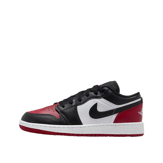 Sneaker Bambino Air jordan 1 low rosso/nero 553560-161