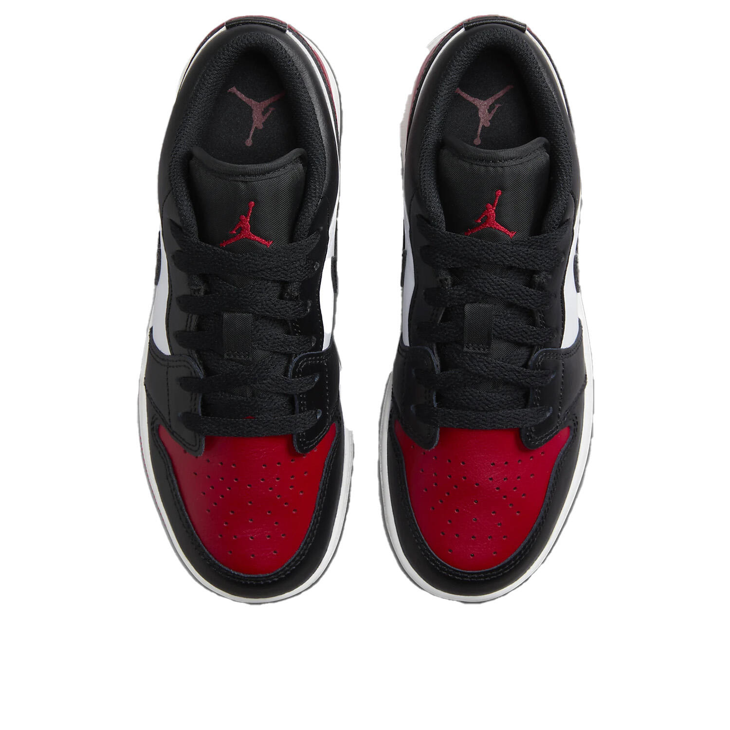 Nike - Air Jordan 1 Low Rouge/Noir 553560-161 2/3